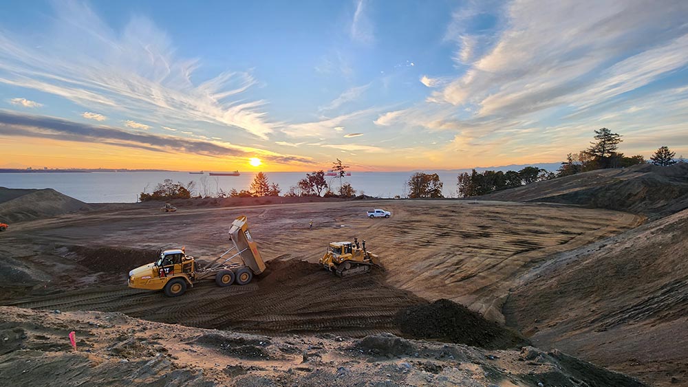 Beachlands redevelopment job site